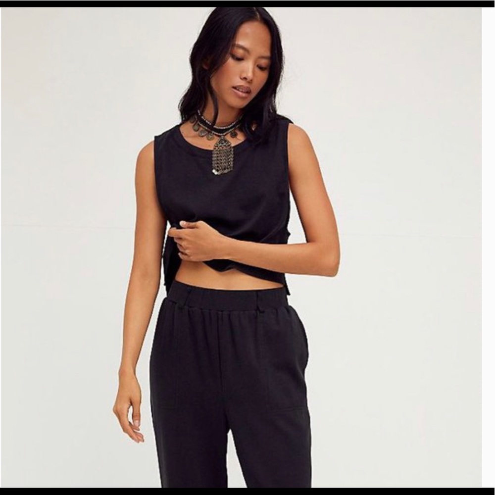 🖤 Free People Carry On Set in Black XS